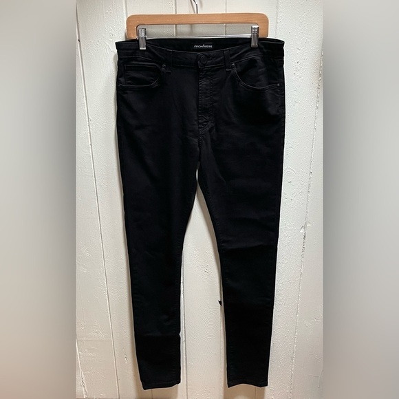 Monfrère Greyson Skinny Jeans in Noir - Picture 1 of 8